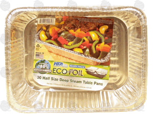 Handi-foil half size deep steam table pans 30 count