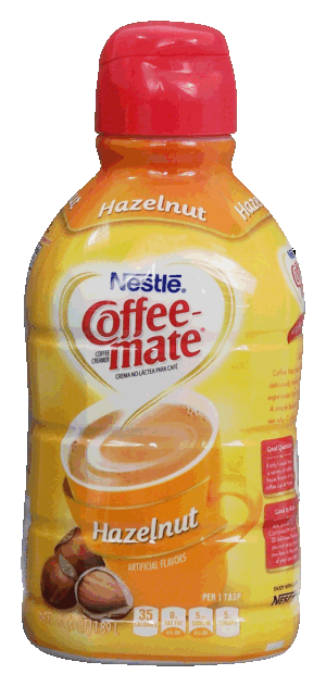 Nestle Coffee-mate hazelnut liquid coffee creamer 64 fluid ounce