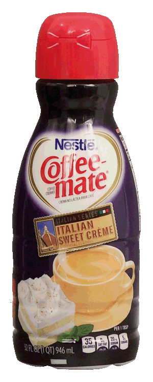 Nestle Coffee-mate italian sweet creme liquid coffee creamer 32 fluid ounce