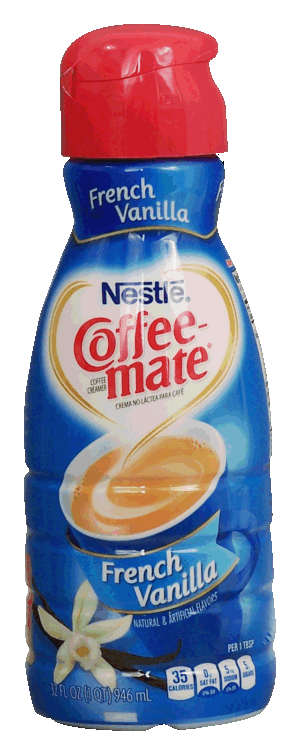 Nestle Coffee-mate french vanilla liquid coffee creamer 32 fluid ounce