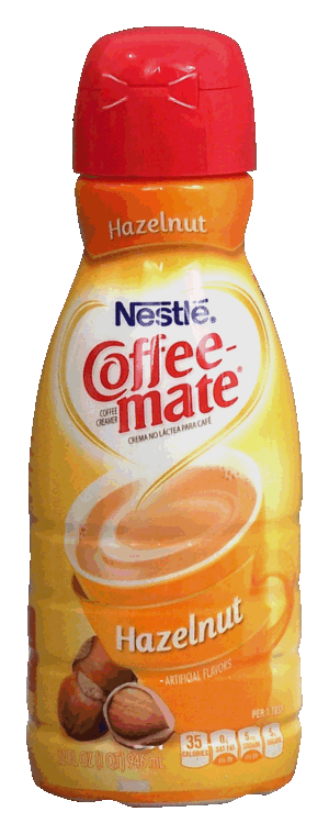 Nestle Coffee-mate hazelnut liquid coffee creamer 32 fluid ounce