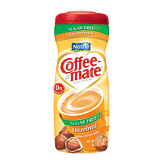 Nestle Coffee-mate sugar free hazelnut flavored coffee creamer, powder 10.2 ounce
