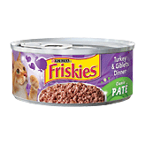Friskies Wet Cat Food Turkey & Giblets Dinner 5.5 ounce