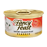 Fancy Feast Cat Food Savory Salmon Feast 3 ounce
