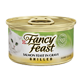 Fancy Feast Cat Food Grilled Salmon Feast In Gravy 3 ounce