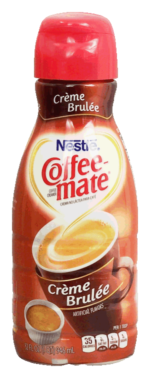 Nestle Coffee-mate creme brulee flavor liquid coffee creamer 32 fluid ounce