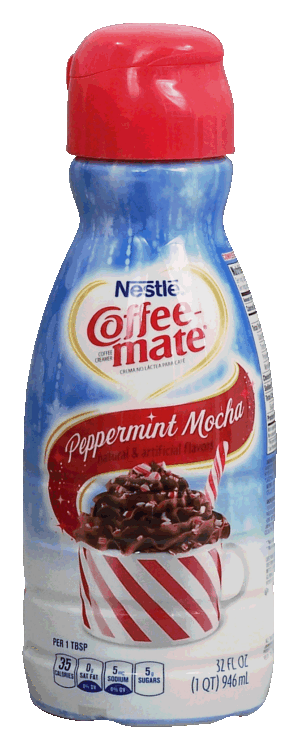 Nestle Coffee-mate peppermint mocha liquid coffee creamer 32 fluid ounce