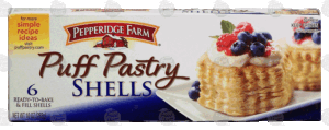 Pepperidge Farm puff pastry shells, 6 ready-to-bake & fill shells 10 ounce