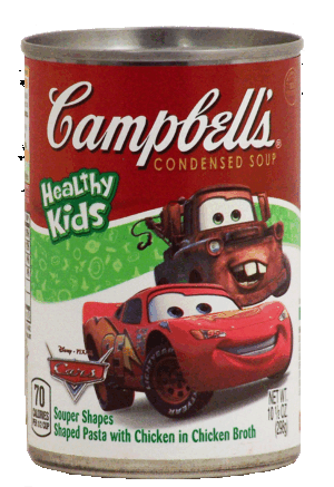 Campbell's Cars shaped pasta with chicken in chicken broth 10.5 ounce