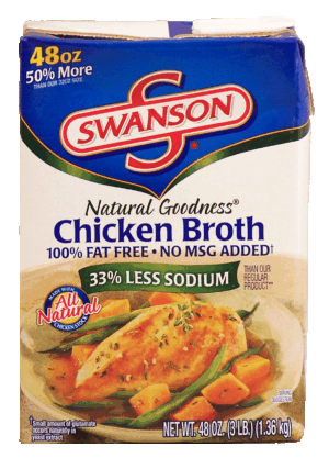 Swanson Chicken Broth Rtsb Natural Goodness 100% Fat Free All Natural 48 ounce