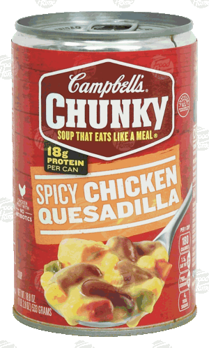 Campbell's Chunky spicy chicken quesadilla soup 18.6 ounce