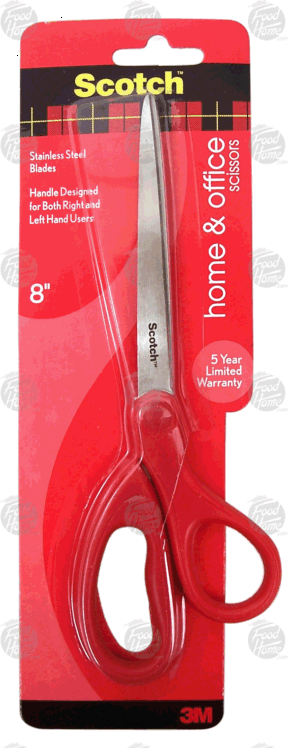 Scotch home & office scissors, stainless steel blades 1 pair