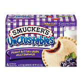 Smucker's Uncrustables peanut butter & grape jelly sandwich, 4 count 8 ounce