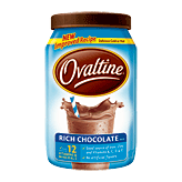 Ovaltine rich chocolate mix, just add milk 12 ounce