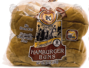 Korda's Hearth Oven Bakers hamburger buns, enriched, 8-count 12 ounce