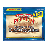 Land O' Frost Premium old world style black forest ham, thin sliced 16 ounce