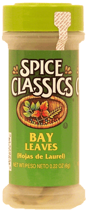 Spice Classics bay leaves (hojas de laurel) 0.22 ounce