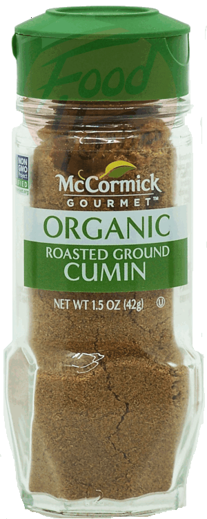 McCormick Gourmet cumin, roasted ground, organic 1.5 ounce