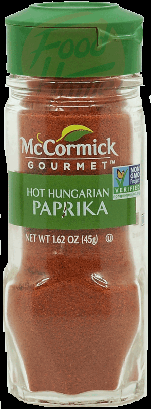 McCormick Gourmet paprika, hot hungarian 1.62 ounce