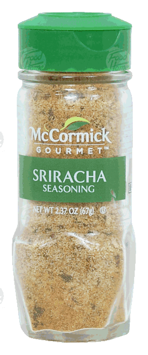 Mc Cormick Gourmet sriracha seasoning 2.37 ounce