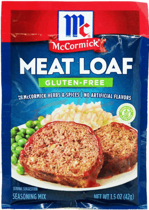 Mc Cormick gluten-free meat loaf seasoning mix 1.5 ounce