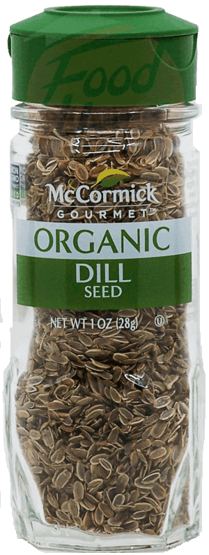 McCormick Gourmet dill seed, organic 1 ounce