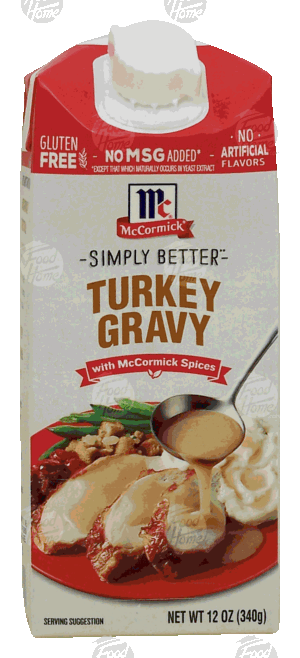 Mc Cormick Simply Better turkey gravy 12 ounce