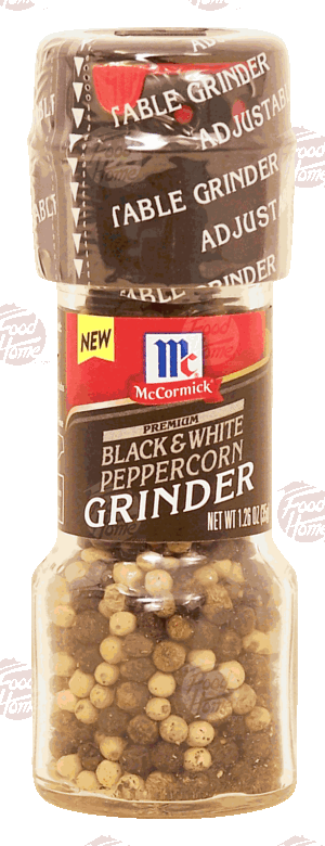 Mc Cormick Grinder black & white peppercorn 1.26 ounce