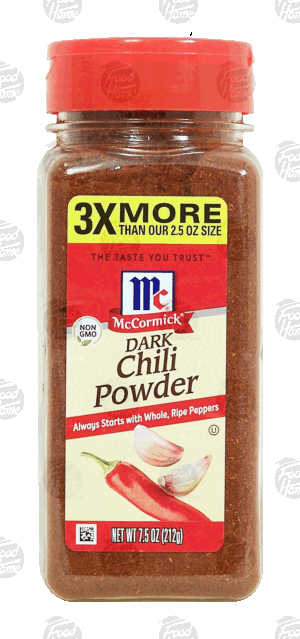 Mc Cormick chili powder 7.5 ounce