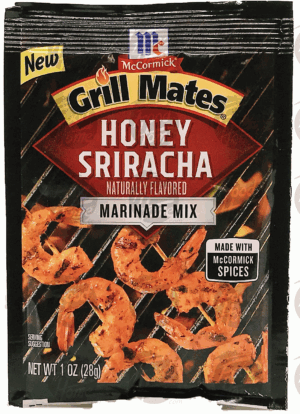 Mc Cormick Grill Mates honey sriracha marinade mix 1 ounce