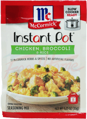 McCormick Instant Pot chicken, broccoli & rice seasoning mix 1.25 ounce