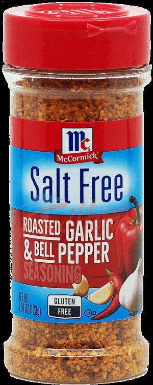 McCormick Salt Free roasted garlic & bell pepper seasoning 4.34 ounce
