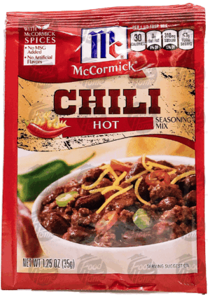 McCormick Seasoning Mix Hot Chili 1.25 ounce