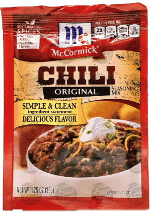 McCormick original chili seasoning mix 1.25 ounce