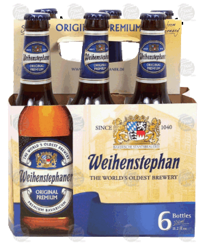 Weihenstephan Premium Bavarichum original premium, 11.2-fl. oz., 5.1% alc. by vol. 6 pack
