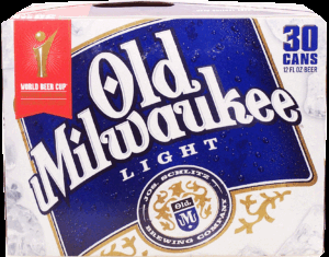 Old Milwaukee light beer 30 12-ounce cans 30 pack
