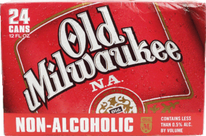 Old Milwaukee non alcoholic beer 24 12-ounce cans 24 pack
