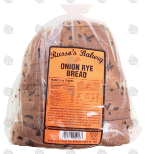Russo's Bakery onion rye bread 16 ounce
