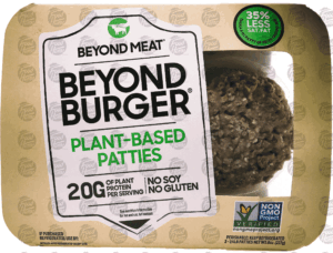 Beyond Meat plant-based patties, 2 patties, frozen tray 8 ounce