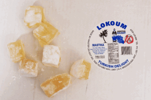 Master Delight Lokoum mastika turkish delight, bulk sale box 1 pound