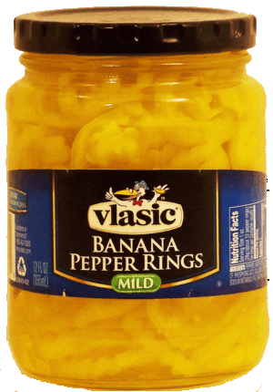 Vlasic mild banana pepper rings 12 fluid ounce