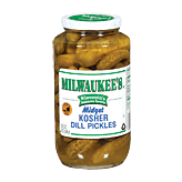 Milwaukee's kosher midget dill pickles 32 fluid ounce