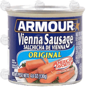Armour vienna suasage, original 4.6 ounce