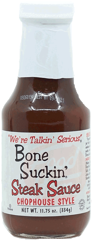 Bone Suckin' Chophouse Style steak sauce 11.75 ounce