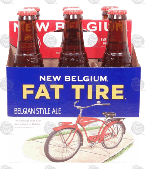 New Belgium Fat Tire belgian style ale, 12-fl. oz. 5.2% alc. by vol. 6 pack