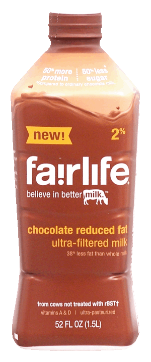fairlife chocolate reduced fat ultra-filtered milk 52 fluid ounce