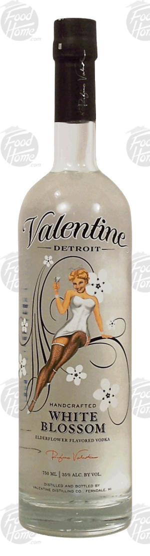 Valentine white blossom Ferndale elderflower flavored vodka, 35% alc. by vol. 750 milliliter