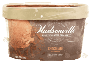 Hudsonville Midwest Crafted Creamery chocolate ice cream 48 fluid ounce