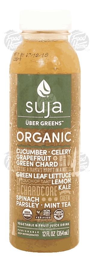 suja Uber Greens organic vegetable & fruit juice drink 12 fluid ounce