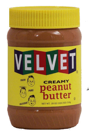 Velvet creamy peanut butter 18 ounce